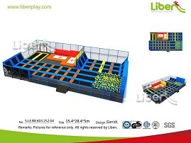 Manufacturer Of Kids Indoor Trampoline Area With Foam Pit